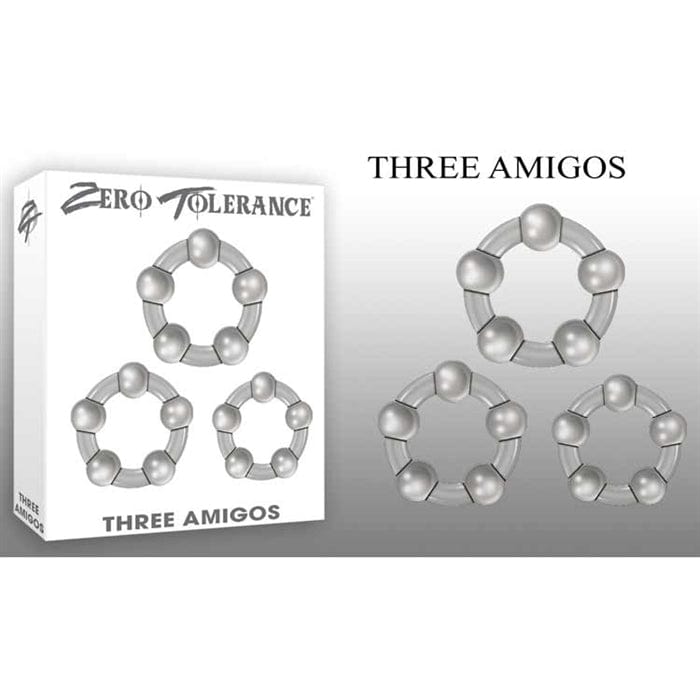 Zero Tolerance Cock Rings Zero Tolerance Three Amigos Cock Ring Set