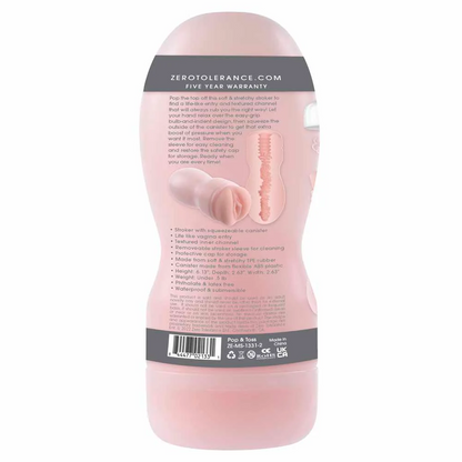 Masturbador de bolsillo Zero Tolerance Pop &amp; Toss