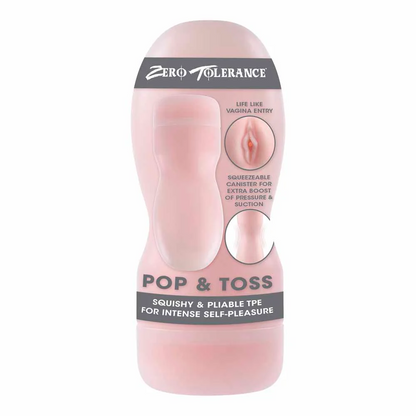 Masturbador de bolsillo Zero Tolerance Pop &amp; Toss