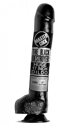 XR Brands Dildos XR Brands The Black Destroyer