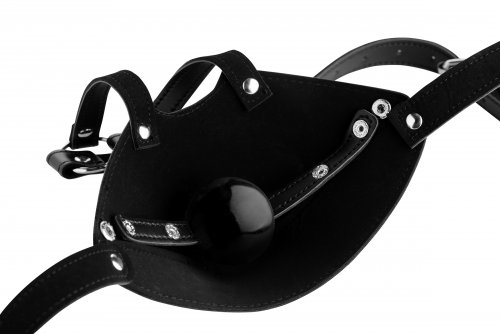XR Brands Ball Gags XR Brands Muzzle Harness With Ball Gag