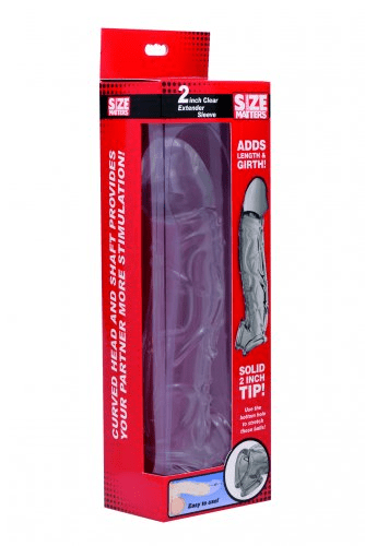 XR Brands Male Enhancement XR Brands 2 Inch Extender Clear