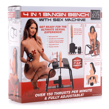 Lovebotz Fuck Machine LoveBotz 4 In 1 Bangin Bench With Sex Machine