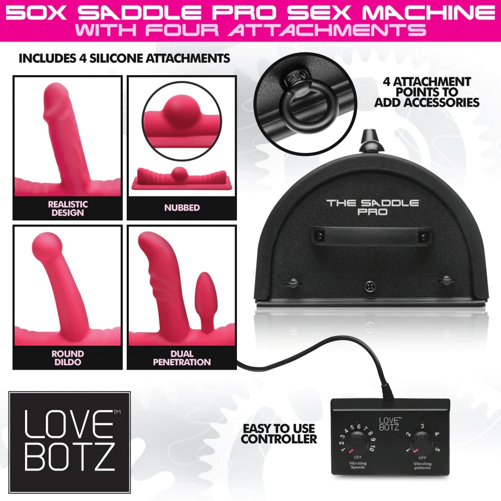 Lovebotz Fuck Machine LoveBotz 50X Saddle Pro Sex Machine