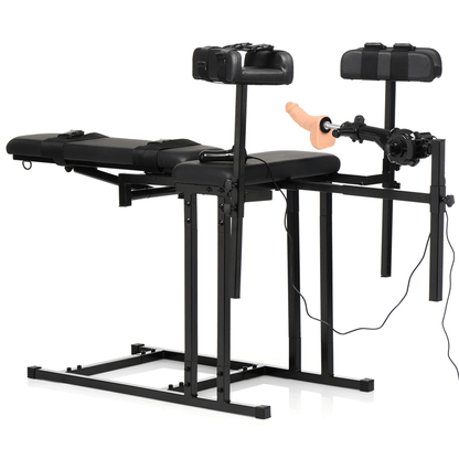 Master Series Fuck Machine Master Series Ultimate Obedience Chair With Sex Machine