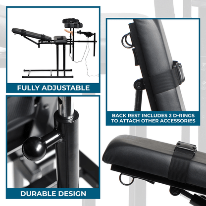 Master Series Fuck Machine Master Series Ultimate Obedience Chair With Sex Machine