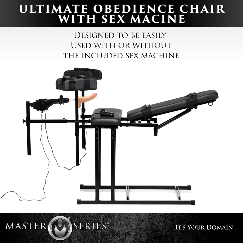 Master Series Fuck Machine Master Series Ultimate Obedience Chair With Sex Machine