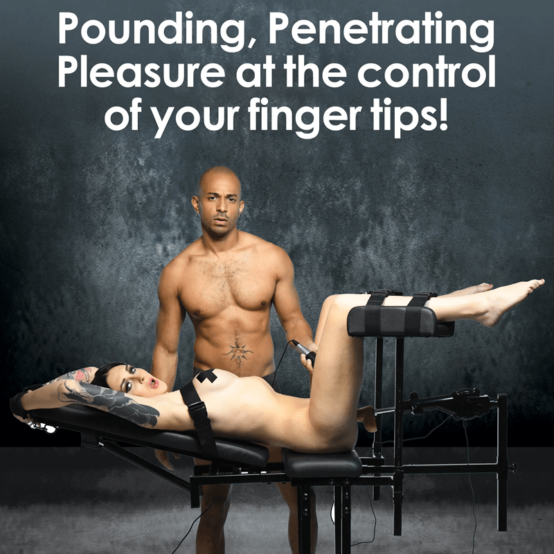 Master Series Fuck Machine Master Series Ultimate Obedience Chair With Sex Machine