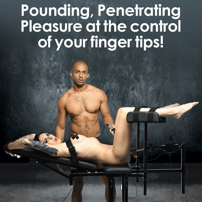 Master Series Fuck Machine Master Series Ultimate Obedience Chair With Sex Machine