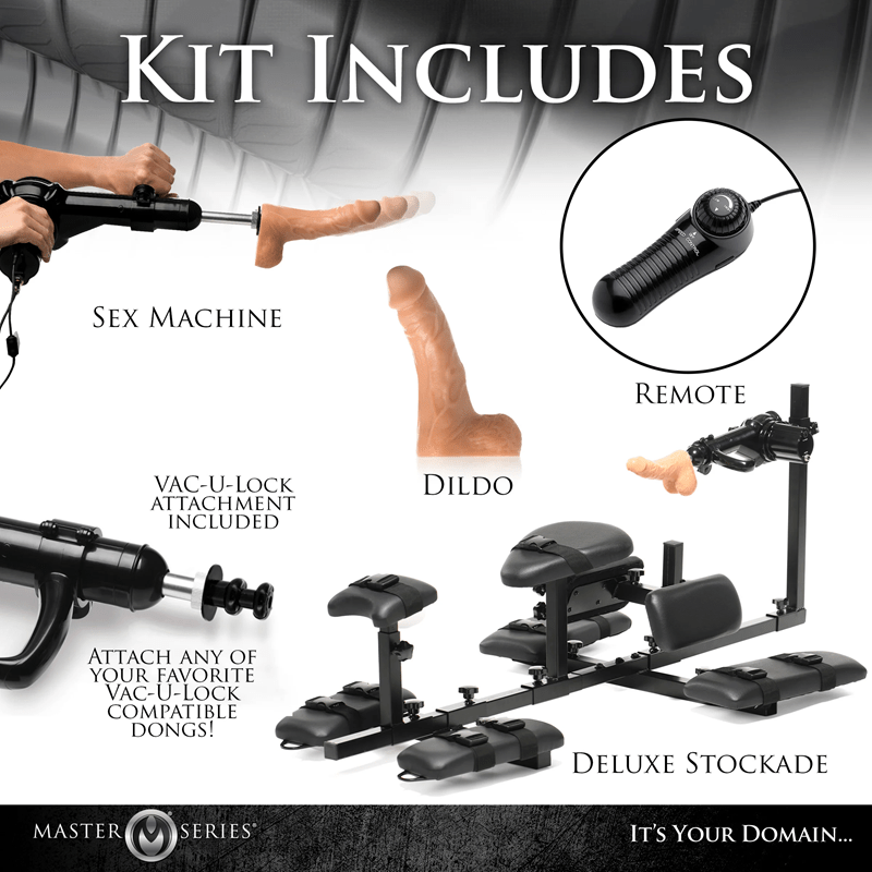 Master Series Fuck Machine Master Series Subversion Stockade and Sex Machine