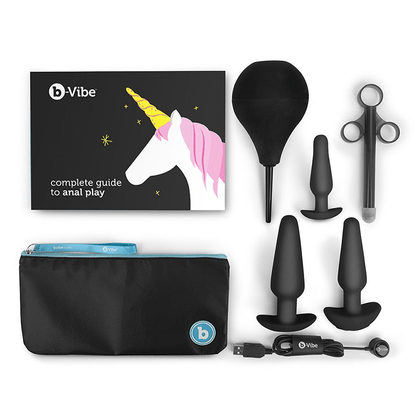 b-Vibe Anal Toys Black b-Vibe Anal Training Kit & Education Set