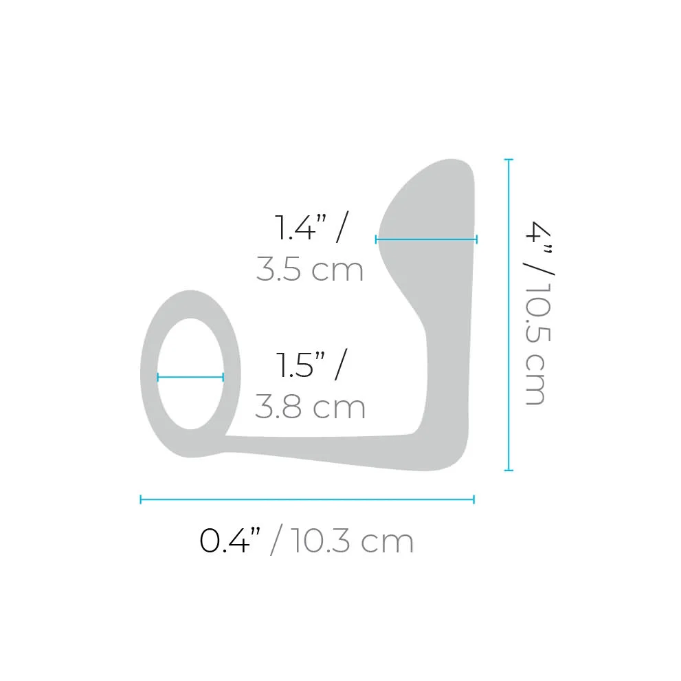 b-Vibe Butties Ringer Cock Ring & Prostate Plug
