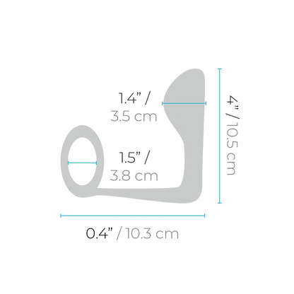 b-Vibe Butties Ringer Cock Ring & Prostate Plug