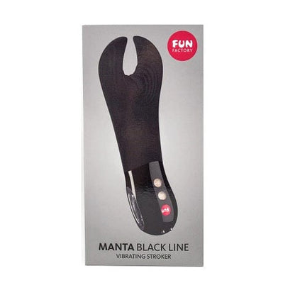 Fun Factory Vibrators Black Fun Factory Manta Vibrating Stroker for Men