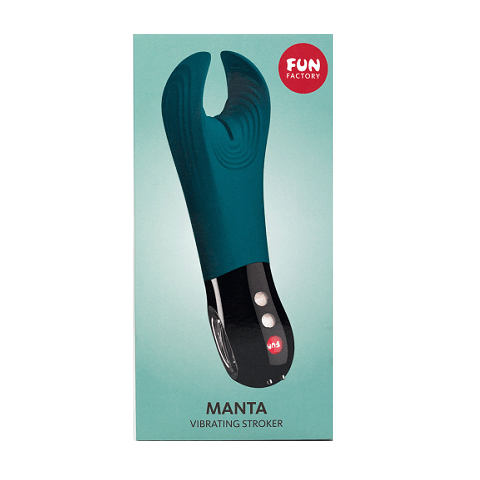 Fun Factory Vibrators Deep Ocean Fun Factory Manta Vibrating Stroker for Men