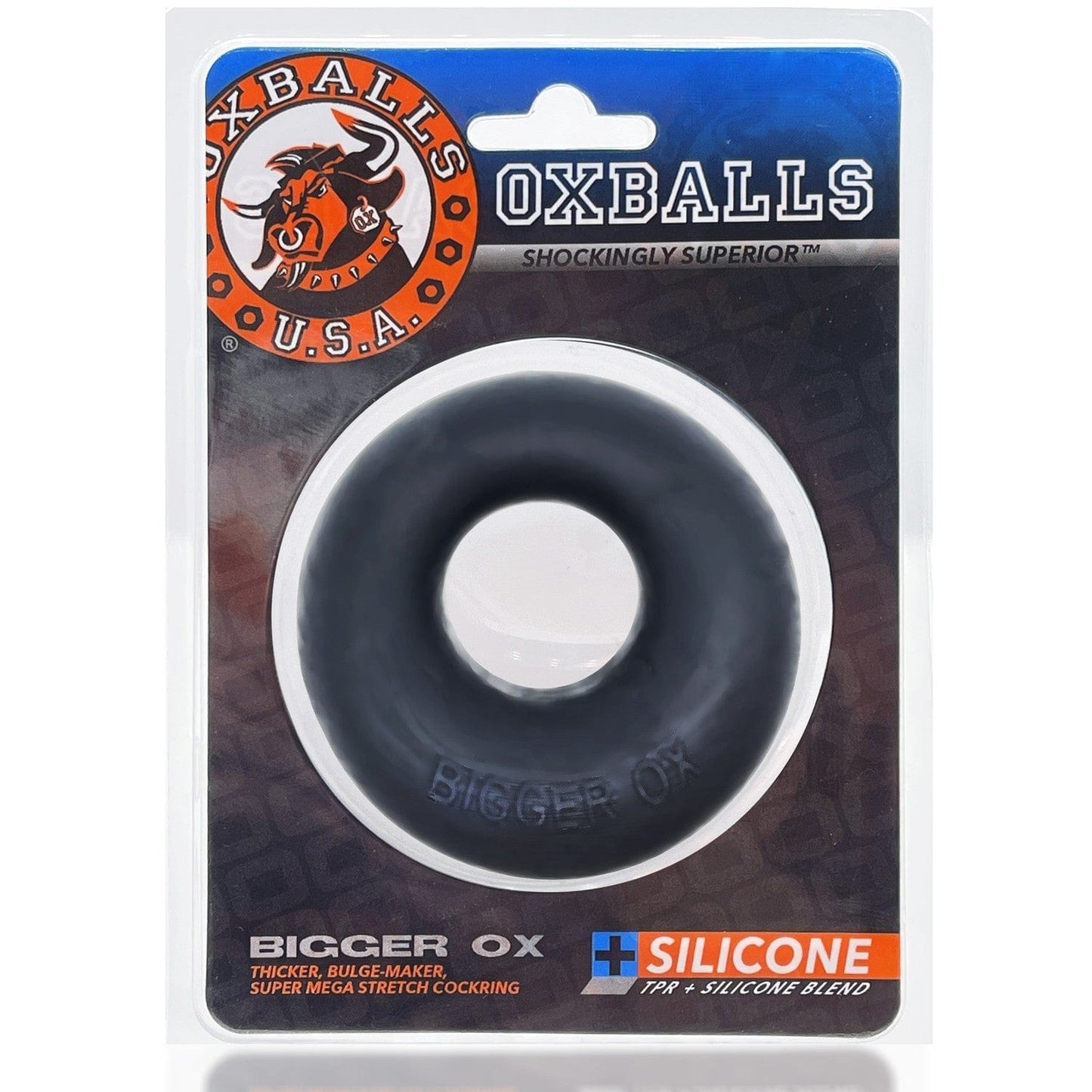 Oxballs Cock Rings Black Ice Oxballs Bigger Ox Cock Ring