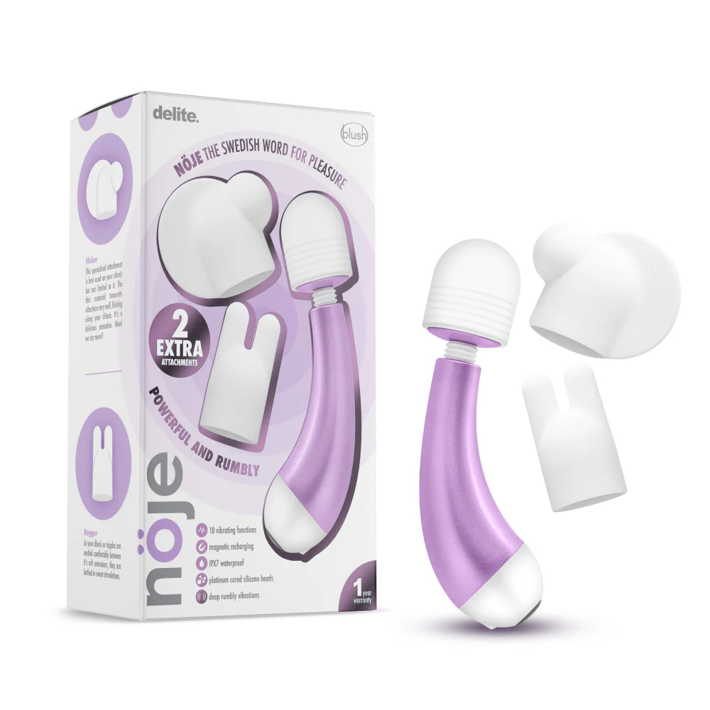 Blush Noje Delite Wisteria Vibrating Wand Kit