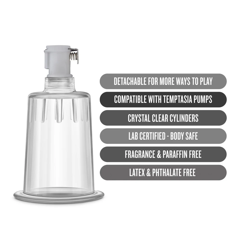 Blush Temptasia Clitoral Suction Pump Replacement Cylinder