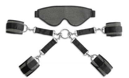 Liberator BDSM Grey Liberator Deluxe Bond Cuff and Blindfold Kit