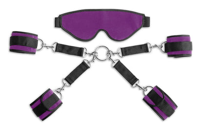 Liberator BDSM Purple Liberator Deluxe Bond Cuff and Blindfold Kit