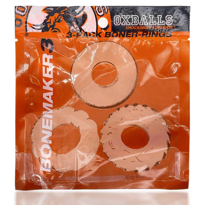 Oxballs Cock Rings Clear Oxballs Bonemaker Cock Ring 3-Pack