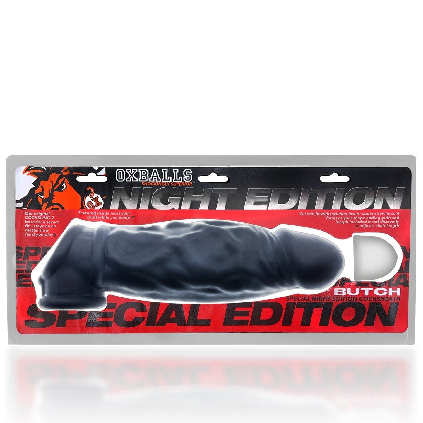 Oxballs Cock Rings Oxballs Butch Cocksheath Special Edition Black