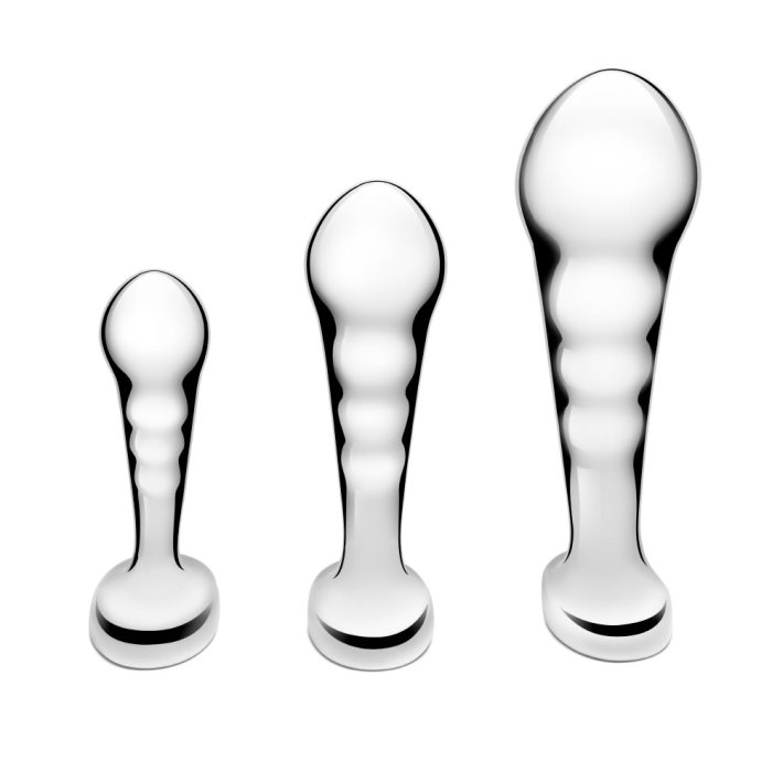 b-Vibe Anal Toys b-Vibe Stainless Steel P-Spot Training Set
