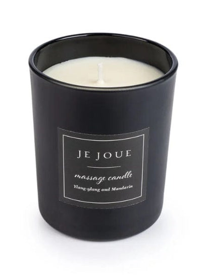 Je Joue Naughty Gift Set: Black Truth or Dare Cards, Mimi, Massage Candle, Silk Blindfold & Restraint