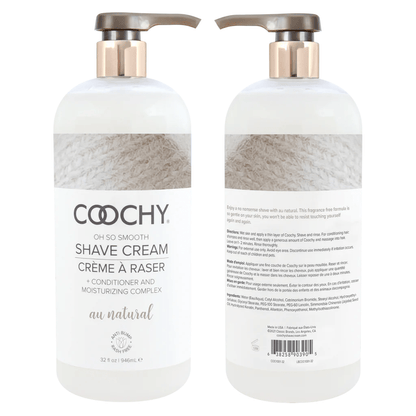 Coochy Lubes & Lotions Coochy Shave Cream AU Natural