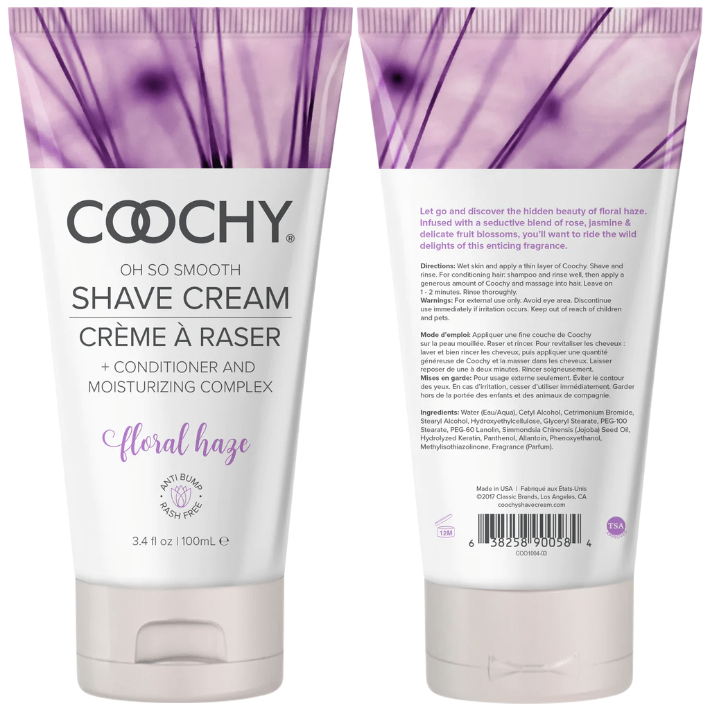 Coochy Lubes & Lotions Coochy Shave Cream Floral Haze