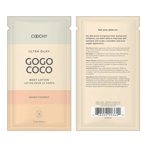 Coochy Lubes & Lotions Coochy Ultra Silky Body Lotion Mango Coconut
