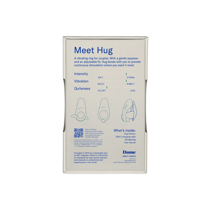 Dame Hug Vibrating Couples Ring