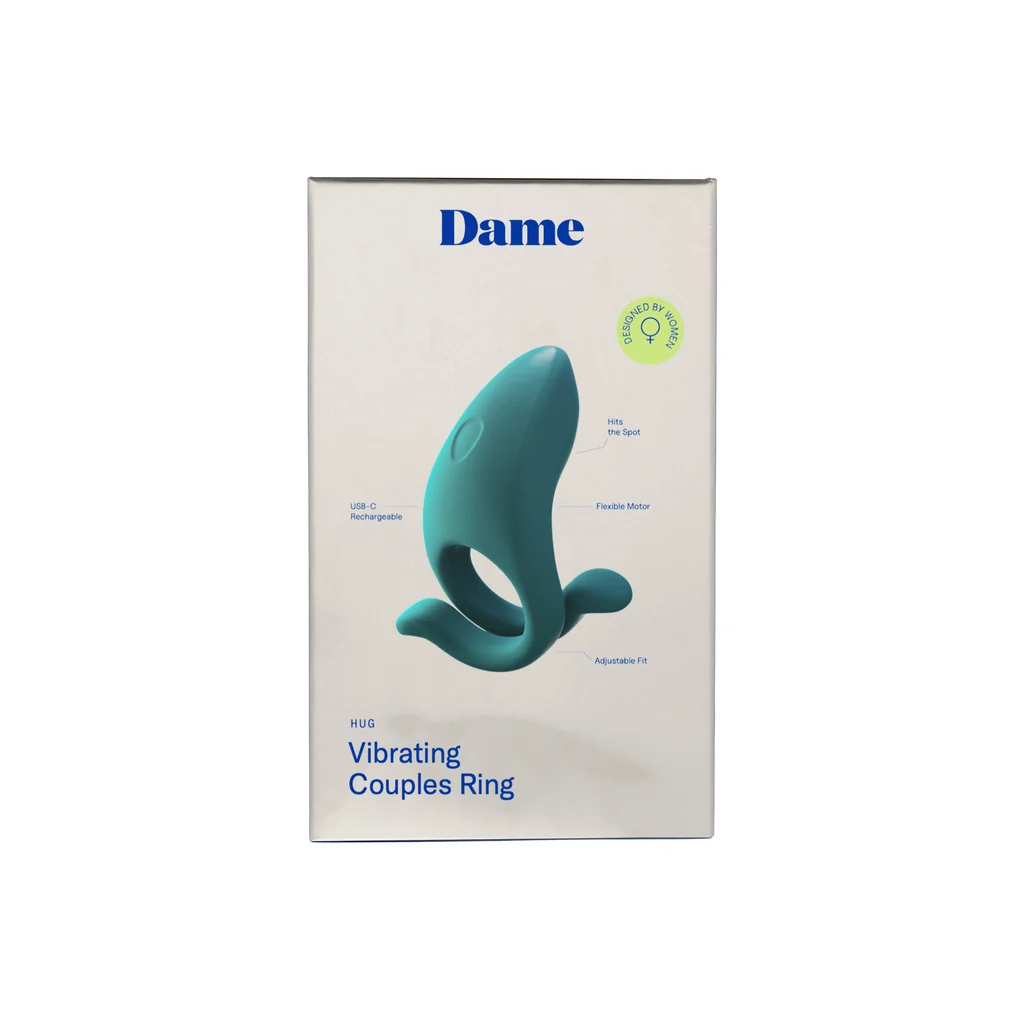 Dame Hug Vibrating Couples Ring