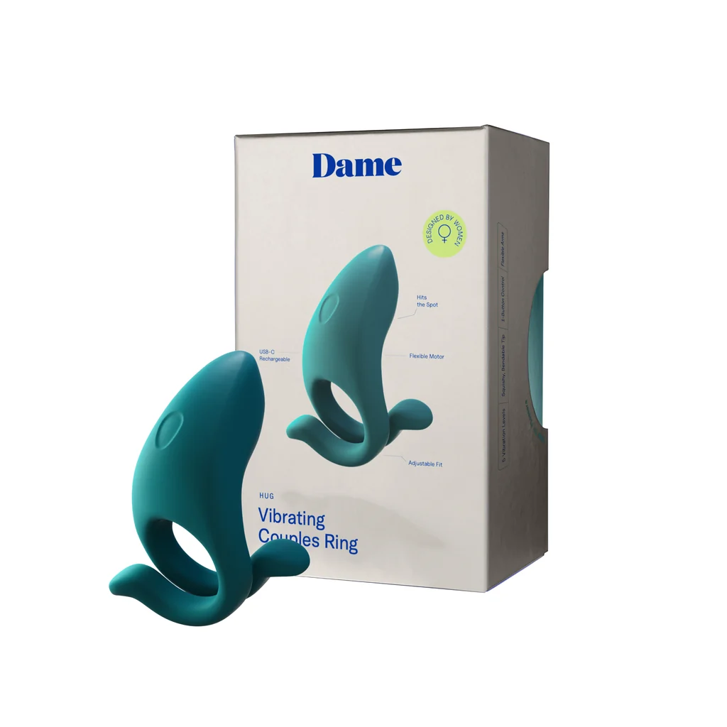 Dame Hug Vibrating Couples Ring