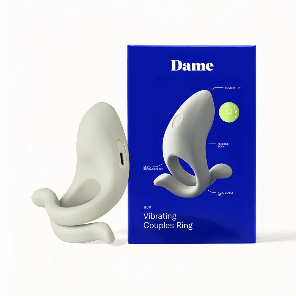 Dame Hug Vibrating Couples Ring