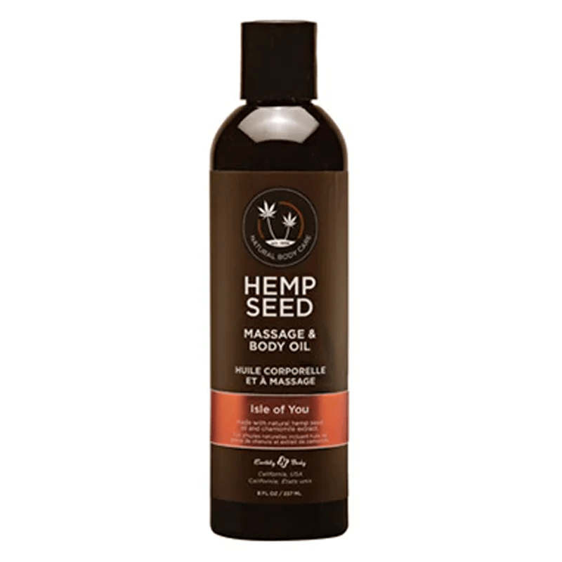 Earthly Body Massage Oil 8oz Earthly Body Hemp Seed Massage Oil Isle Of You