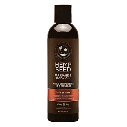 Earthly Body Massage Oil 8oz Earthly Body Hemp Seed Massage Oil Isle Of You