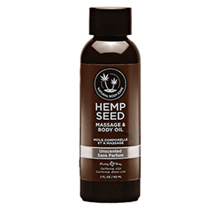 Earthly Body Massage Oil 2oz Earthly Body Hemp Seed Massage Oil Unscented