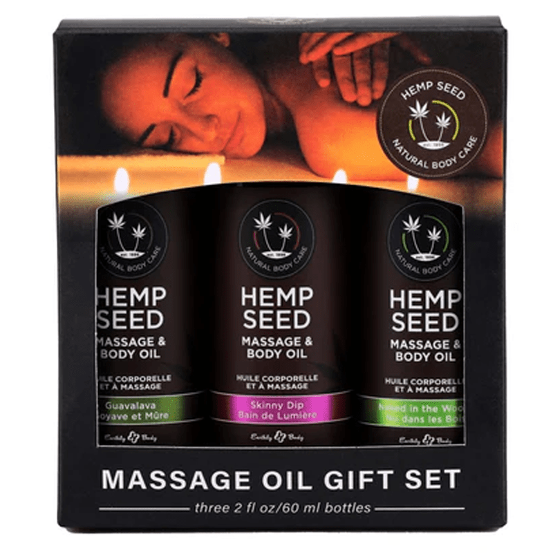 Earthly Body Lubes Earthly Body Massage Trio Oil Gift Set