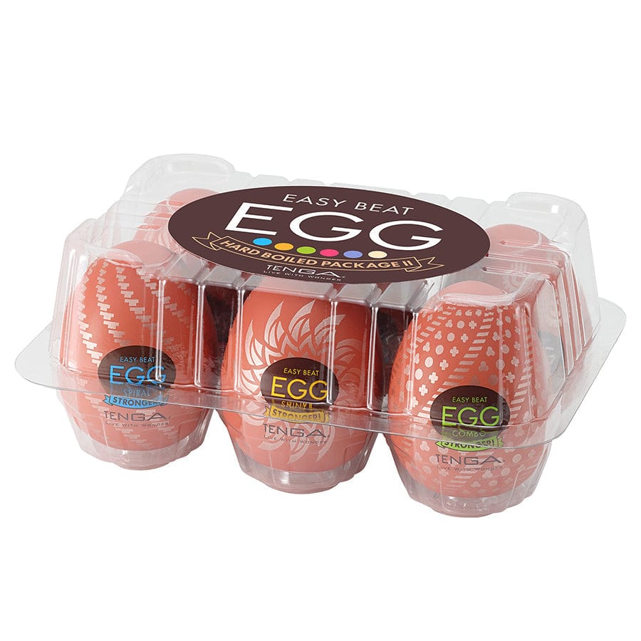 Tenga For Him Tenga Hard Boiled Egg II Masturbator 6 Pack