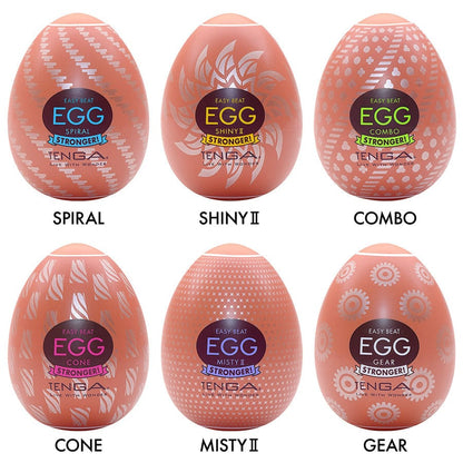 Tenga For Him Tenga Hard Boiled Egg II Masturbator 6 Pack