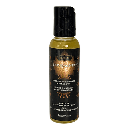 Kama Sutra Lotions / Massage Oils Sex Magnet Pheromone - Leather  Massage Oil 2 fl oz/59 ml