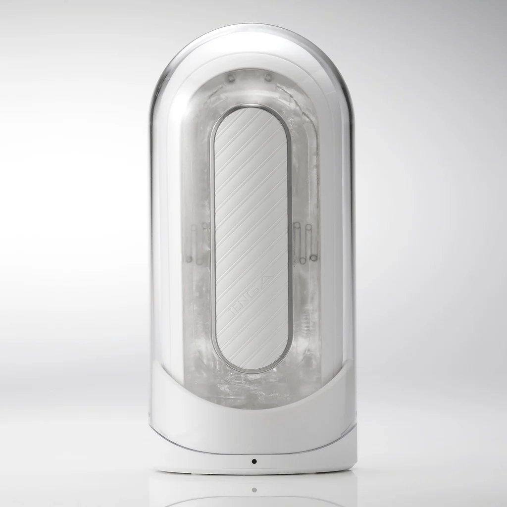 Tenga Male Masturbators White Tenga Flip Zero Gravity Electronic Vibration