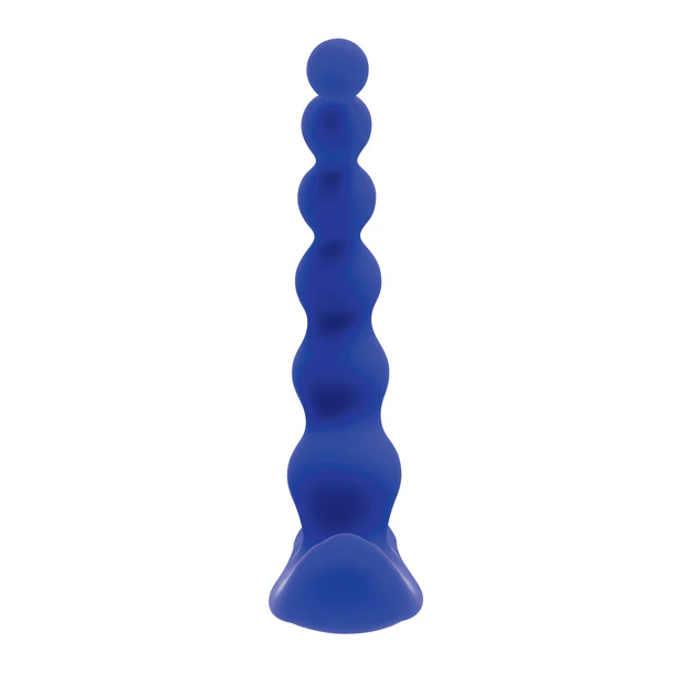 Gender X Beaded Pleasure Remote Control Vibrator Silicone Beaded Dildo Front View