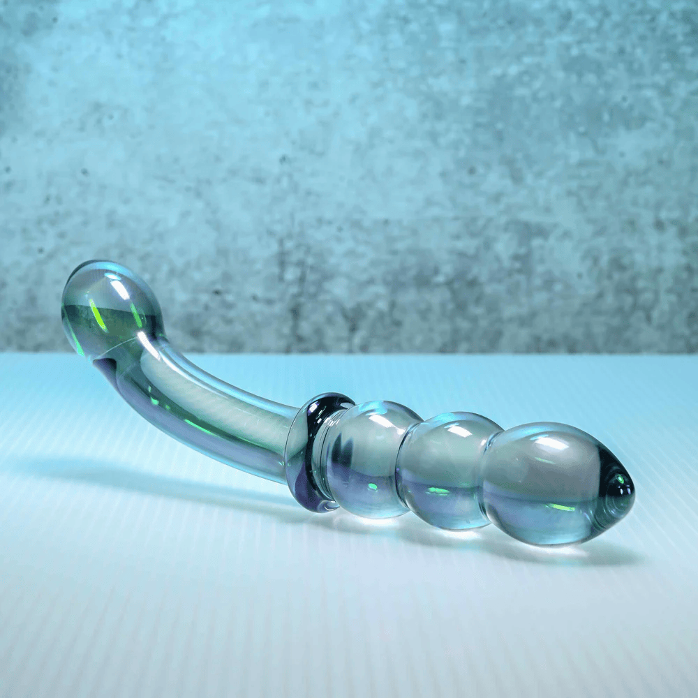 Gender X Glass Dildo's Gender X Lustrous Galaxy Glass Wand Massager Dual-Ended Borosilicate Dildo
