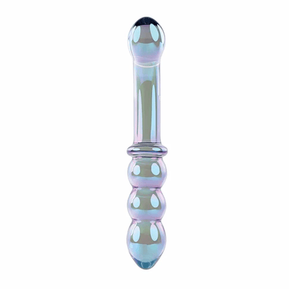 Gender X Glass Dildo's Gender X Lustrous Galaxy Glass Wand Massager Dual-Ended Borosilicate Dildo