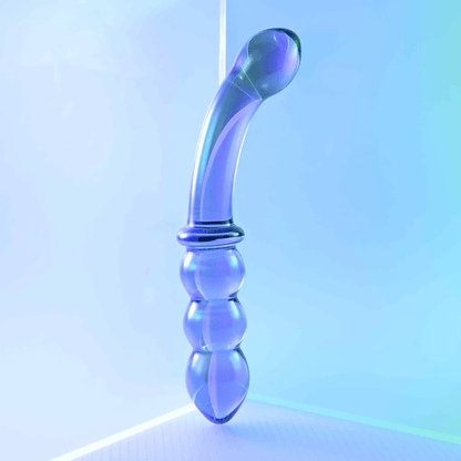 Gender X Glass Dildo's Gender X Lustrous Galaxy Glass Wand Massager Dual-Ended Borosilicate Dildo