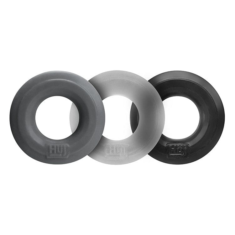 Hunkyjunk Cock Rings Hunkyjunk Huj3 C-Ring Tar Multi 3 Pack