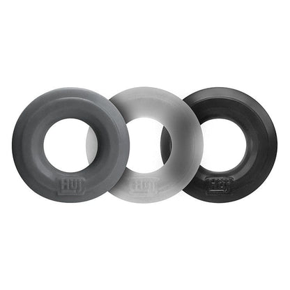 Hunkyjunk Cock Rings Hunkyjunk Huj3 C-Ring Tar Multi 3 Pack