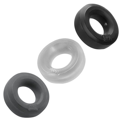 Hunkyjunk Cock Rings Hunkyjunk Huj3 C-Ring Tar Multi 3 Pack